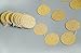 Peicees 4 Pack Gold Circle Dots Glitter Paper Garland Hanging for Wedding Birthday Party Decoration