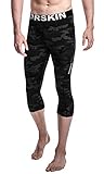 DRSKIN Tight 3/4 Compression Pants Base Layer Running Pants Men