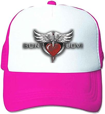 Nacyaa Bon Jovi tour 2106 popular Mesh Hat Pink