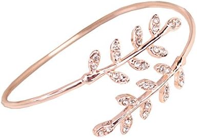 minjiSF Bracelets for Women Girls Roman Style Woman Crystal Diamond Bangle Gifts Jewelry Adjustable Bracelets for Couples Anniversary