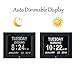 TMC [2024 New Clock with Day and Date for Elderly-Digital Clock Large Display with 12 Alarm Options,Dementia Clock Large Number Digital Clocks for Seniors(8-inch,Black)