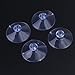 Double Sided Suction Cups:OUNONA 50 Pieces Clear Suction Cups PVC Plastic Suction Cup without Hooks (45mm)