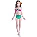 Jastore Baby Girls 2pcs Bow-Knot Mermaid Bikini Set Swimwear Swimsuit