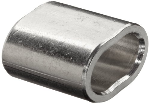 Loos Cableware SL11-4 Stainless Steel Crimping Sleeve Set for 1/8" Diameter Wire Rope (Pack of 5)