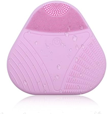 Keria Sonic Silicone Face Clenaser Deep Facial Cleansing brush and Massager Portable Vibrating Facial cleanser USB Rechargeable IPX7 Waterproof Facial Cleansing Brush System for Daily Skin care