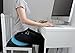 BackPainHelp Inflated Stability Wobble Cushion, Improves Posture & Lower Back Pain | Sciatica Pain Relief | Exercise Fitness Core Balance Disc (Black)
