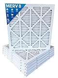 18x18x1 MERV 8 Pleated AC Furnace Air Filters. 6 PACK