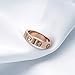 BESTJEW Rose Gold Love Screw Ring Engagement Wedding Couples Band Titanium Stainless Steel Size 8