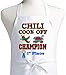 Chili Cook Off Champion Apron First Place, Chili Contest Award Winning Apron, Best Chili Cook Competition Prize