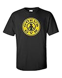 Jacted Up Tees Goku's Gym Dragon Ball Z Workout Men's T-Shirt - Med Black (1120)