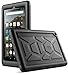 Poetic TurtleSkin Fire 7 2017 Rugged Case Heavy Duty Protection Silicone and Sound-Amplification feature Cover for All-New Amazon Fire 7 (7th Generation,2017 Release) Black