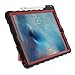 Gumdrop Cases Hideaway Stand for Apple iPad Pro 9.7 (2016) A1673, A1674, A1675 Rugged Tablet Case Shock Absorbing Cover, Black/Red