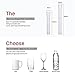USB Cool Mist Humidifier, Portable Mini Humidifiers, Small Portable USB Powered Humidifier, Travel Size Air Vaporizer with Adjustable Length Fit for Home/Bedroom/Office/Travel/Desk/Car Easy To Clean