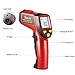 AstroAI Infrared Thermometer 380 (NOT for Human), No Touch Digital Laser Temperature Gun with LCD Display -58℉~716℉ (-50℃～380℃) for Cooking/BBQ/Freezer/Meat - Red