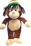 National Prize & Toys Plush Reggae Rasta Monkey 14 in