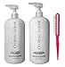 Jon Renau Human Hair Care (Argan Smooth Shampoo and Conditioner, 1 L Bottles)