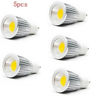 5W GU10 GU5.3(MR16) E26/E27 LED Spotlight MR16 1 COB 450-700lm Warm White Cold White 3000K/6500K AC 85-265V (Connector : GU5.3, Dimmable Option : Non-dimmable-Cold White)