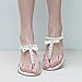 SheSole Womens Flat Wedding Shoes Gladiator Sandals