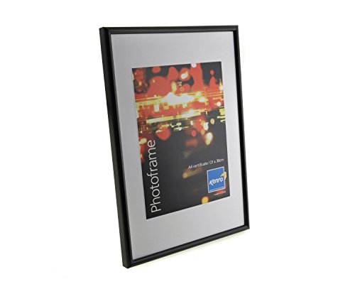 Pack of 24 Quality A4 Certificate Photo Frames with Black Border [21x30cm] by Shop Inc