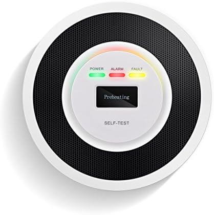 NEARTOP Household Natural Gas Detector Alarm - Liquefied Petroleum Gas Detector - Combustible Gas Leak Detector 110 ~ 220 Voltage