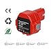 Enegitech 2Pack 12V 3.0Ah Ni-MH Battery for 192598-2 1200 1220 1201 1222 1233 1234 1235 192681-5 Cordless Power Tools