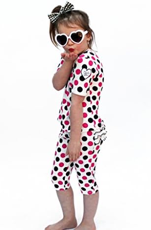 Justin Jean The Va Va Vasto! Capri Pajama Set in Janet Print - Child Sizes