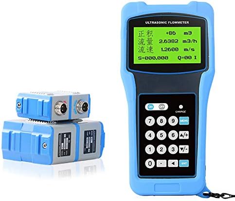 Clicke Portable Ultrasonic Liquid Flow Meter Digital Display for A Variety of Pipe Metallurgy Water Supply And Drainage,Power Generation Etc.