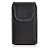 Turtleback Belt Case Made for Samsung Galaxy S5 Fits w/OB Defender or Bulky Cases, Black Vertical Holster Leather Pouch with Heavy Duty Rotating Ratcheting Belt Clip