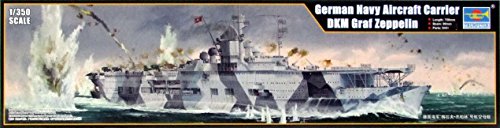 TRP05627 1:350 Trumpeter German Navy Aircraft Carrier DKM Graf Zeppelin [MODEL BUILDING KIT]