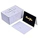 50 Gold Foil Thank You Cards Bulk - Thank You Notes - Blank Note Cards with Self Seal Envelopes - Perfect for Business, Wedding, Gift Cards, Graduation, Baby Shower, Funeral