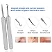 Blackhead Remover Comedone Extractor Tweezers Manicure Nail Clippers Kit, for Nial Cutter Acne Pimple Blemish Removal Professional Stainless Steel Travel Tools Set with Leather Case by Teamkio