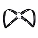 iiniim Men's Adjustable Faux Leather Body Chest Harness