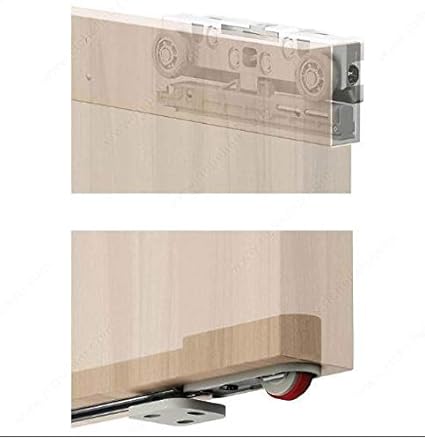 Magic Legno Wall Mount Sliding System With Concealed Hardware For
