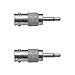 Ecore Cables BNC Female to 3.5mm Mono Plug Adapter - 2 Pack