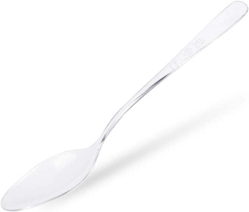 Pack of 250 Mini Plastic Spoons