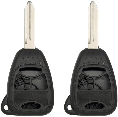 Keyless2Go Replacement for New Uncut Remote Head Key Shells FCC M3N5WY72XX OHT692427AA - Shell ONLY (2 Pack)
