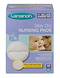 Lansinoh Nursing Pads Stay Dry 60 Each ( Pack of 2)