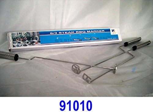 BBQ Set 3 pc Metal Meat Marker 16" each Geat Father's Day Gift