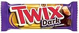 TWIX Dark Chocolate Singles Size Cookie Bar Candy 1.79-Ounce Bar 6-Count