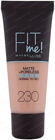 Maybelline Fit Me Matte and Poreless Foundation for Normal to Oily Skin 30ml 230 Natural Buff