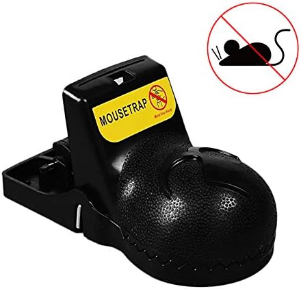 Best Mouse Trap High Sensitivity High Strength Plastic Trap Snap Round Head Rodent Killer Non-toxic Safe (B)