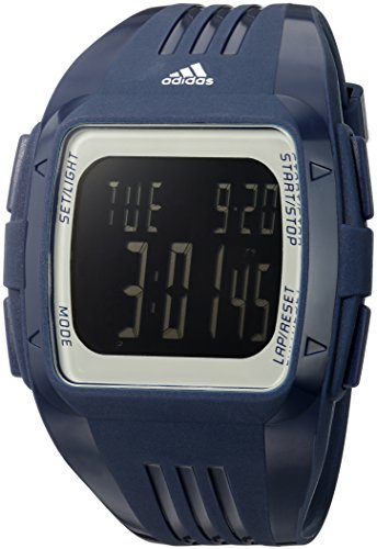 adidas Men's 'Duramo' Quartz Plastic and Polyurethane Casual Watch, Color:Blue (Model: ADP3265)