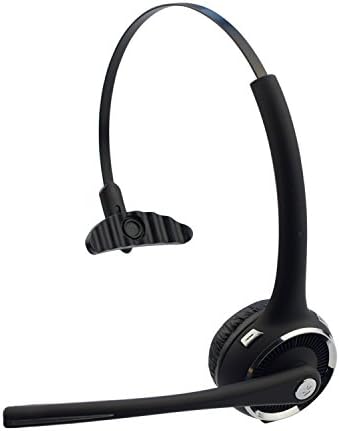 stardrift Updated M9B Over-the-Head Wireless Bluetooth Headset V4.1 with Mic,15m Range Strong Signal,Music Streaming,Dual Pairing,Noise Cancellation for Truck Drivers Office Phones Call Center