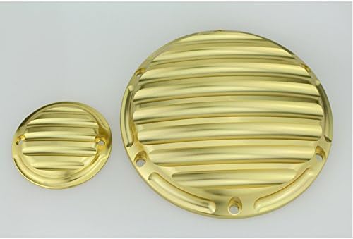 Pyage(TM) CNC aluminum Gold Finned Derby Timing Timer Cover For Harley XL XR Sportster 883 1200