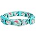 YUDOTE Adjustable Basic Dog Collar, Durable Nylon Collars for Medium Female Male Dogs & Puppies, 2019 New Flamingo Pattern, Cute, Soft & Comfortable, Medium, Neck 12″-19″thumb 2