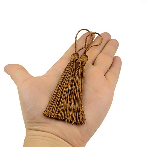 image for Makhry 100 Pcs Imported Rectangle Kraft Paper Bookmarks Gift Tags Wedd