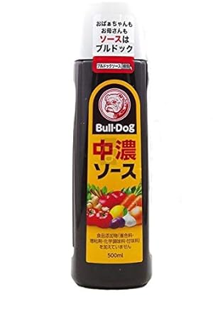 Chuno Sauce Grundzutaten, Zutaten, Bulldog Soße, japanische Würzsauce Chunosauce 500ml - MHD: 02.05.2019