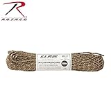 Rothco 550lb. Type III Paracord - 100 Feet Desert Camo