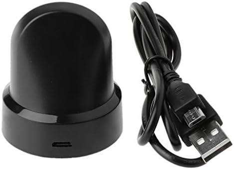 Pennyninis 1PC Black Wireless Charging Dock Holder Charger for Samsung Gear S2 S3 Classic Frontier