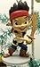 Jake and the Neverland Pirates Set of 8 Holiday Christmas Tree Ornaments with Pirate Compass Ornament, Jake, Izzy, Cubby, Skully, Captain Hook, Smee, and Tick-Tock Croc - Ornament Figures Range from 3